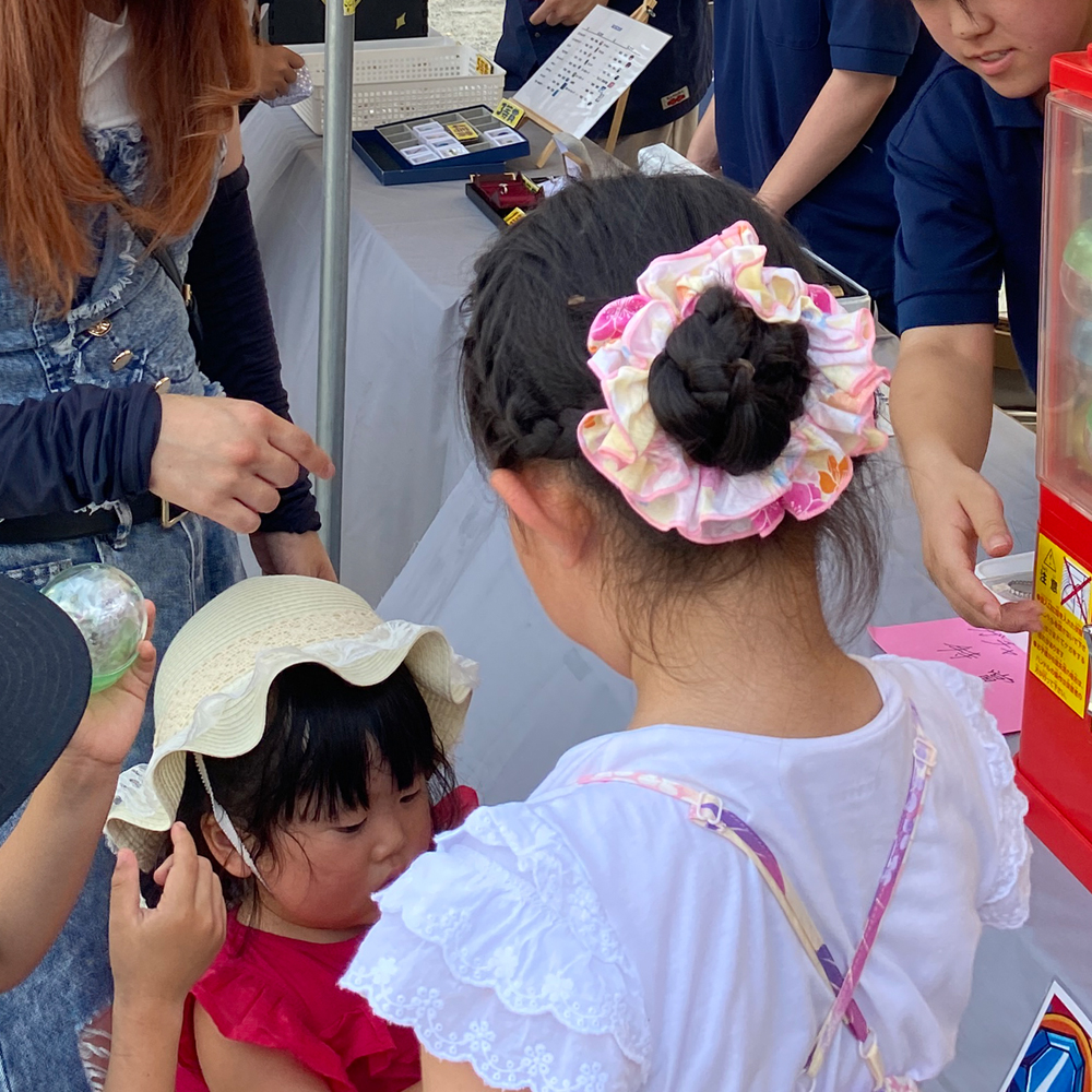 玉川西地区の夏祭りに協賛