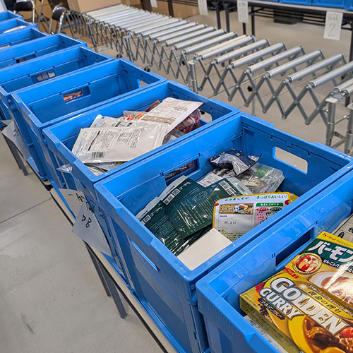 フードバンク山梨・2025サンタWEEKボランティア活動